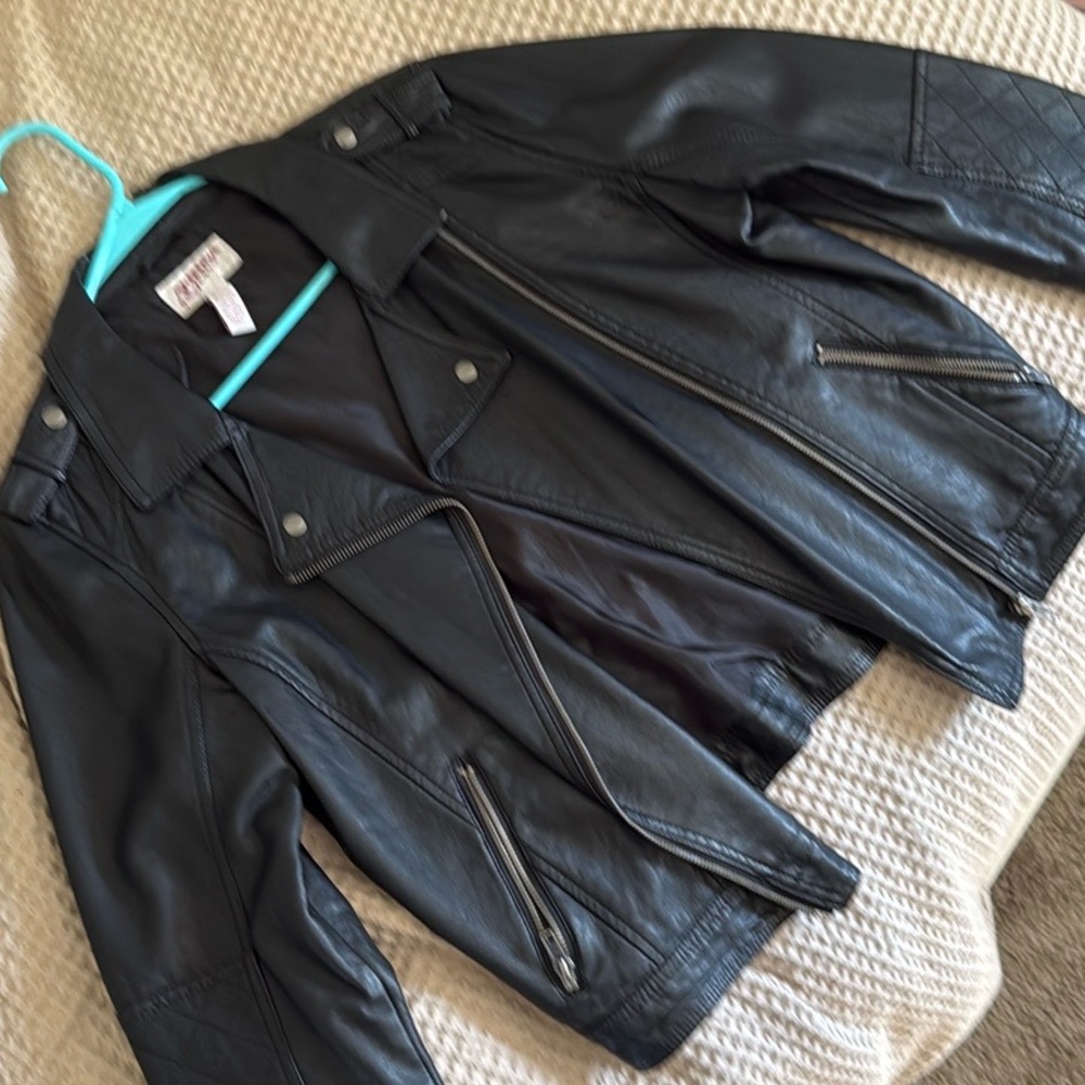 Leather Biker Jacket